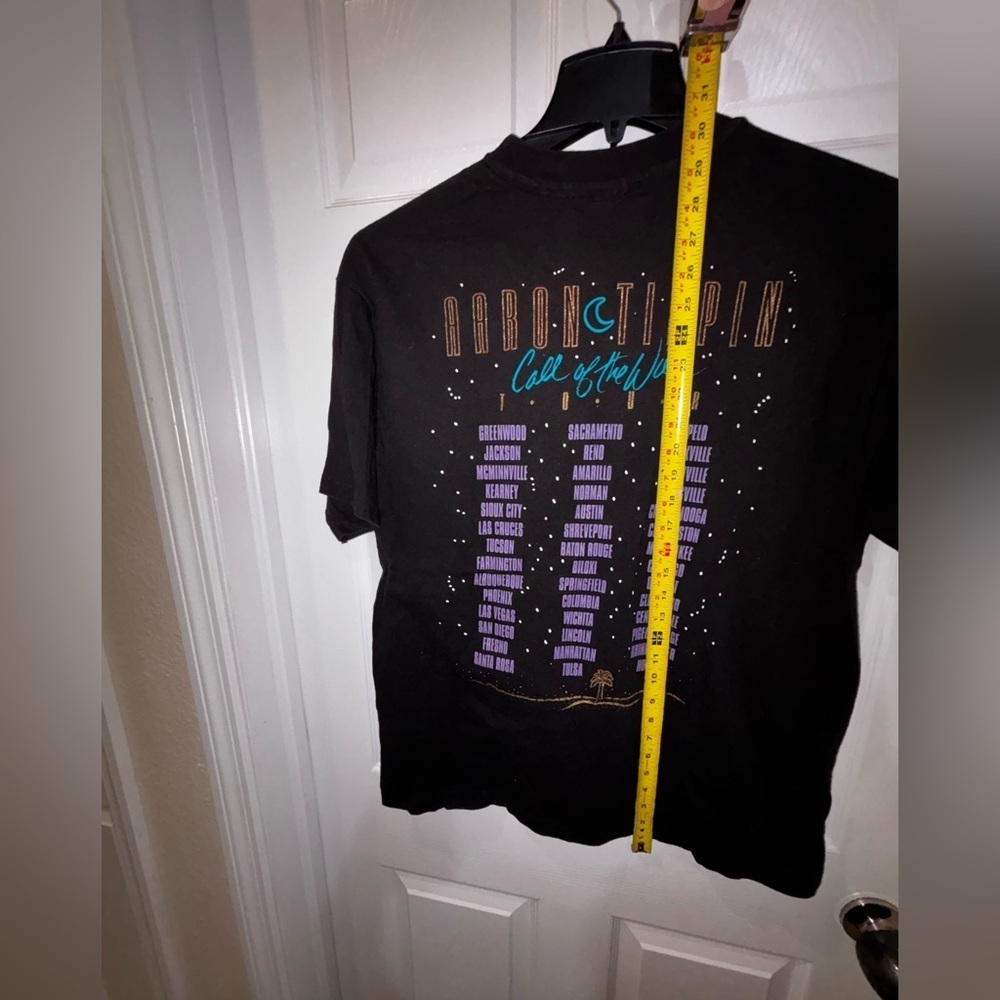 VINTAGE 1993 Aaron Tippin- Call of the Wild Tour Tee SZ - XL - Picture 4 of 7